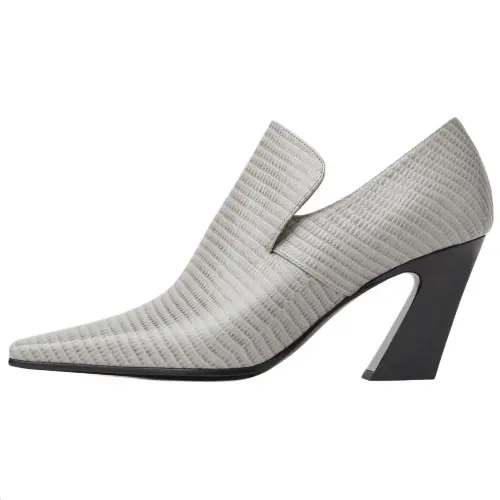Bottega Veneta Lewis Spool Heel High Heels 7.5cm Women's Silver