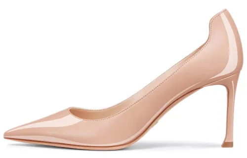 DIOR D Moi Slim Heel High Heels Women's Nude