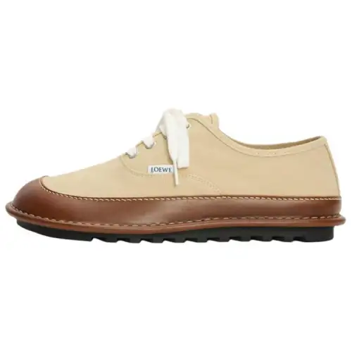 LOEWE Bay Canvas Low top Casual Shoes Men's Beige
