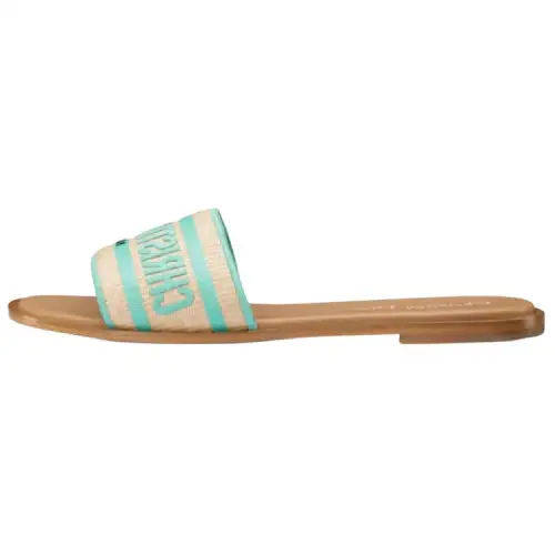 DIOR Dway Slide Slippers Women's Green