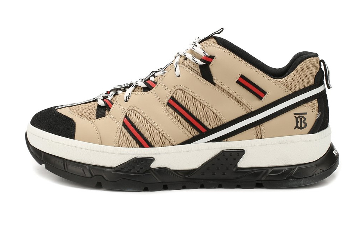 Burberry Nylon And Nubuck Union Beige