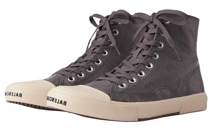 Мужские кеды Balenciaga 688752W3RCA1890 (коричневые) — фото 3