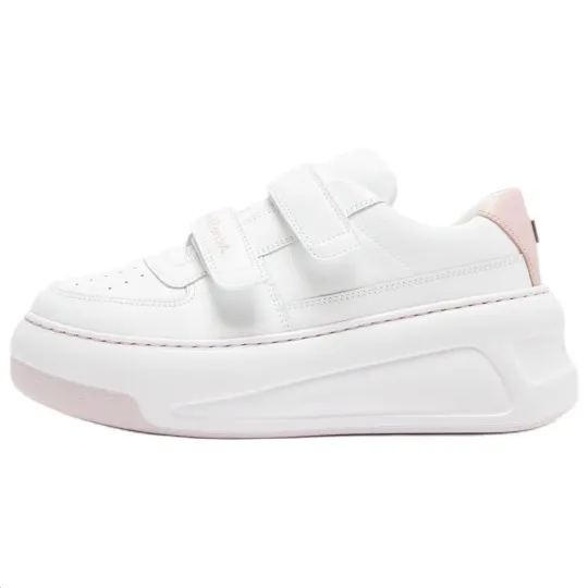 Acne Studios Steffey U Friend Raise Sneakers Optic White Pink Women's