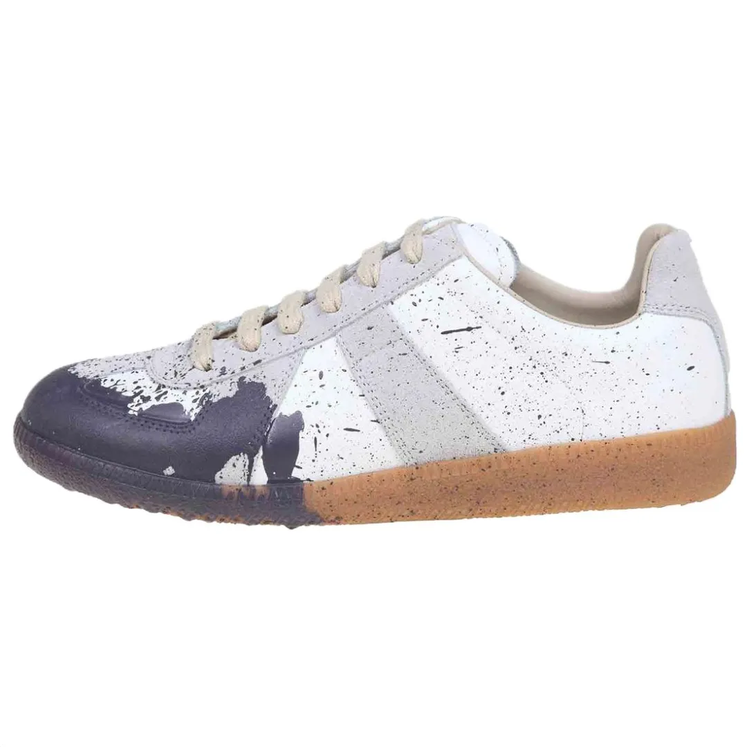 Maison Margiela Paint Replica Lace Up Sneakers Women's