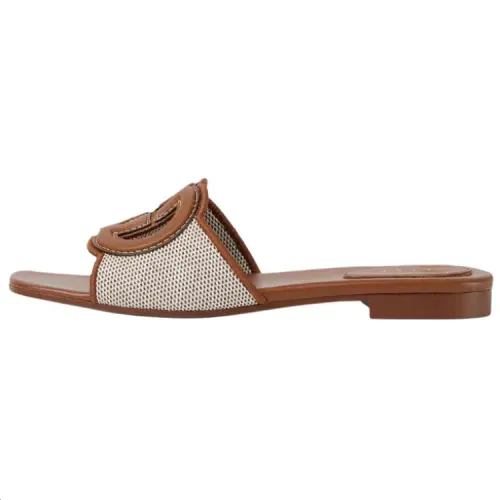 GUCCI Interlocking Slide Slippers Women's Brown