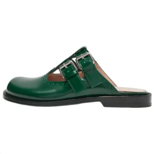 LOEWE Campo Closed Toe Slippers Women's Green