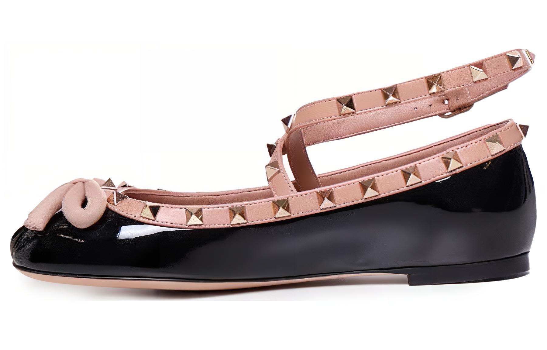 Женские туфли Valentino Rockstud (черные)
