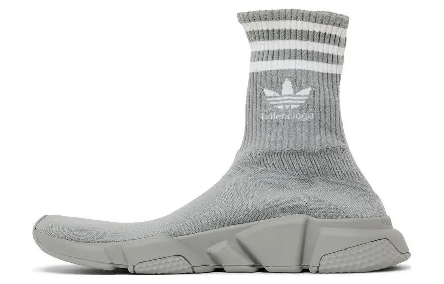 Balenciaga X Adidas Speed Trainer Grey White