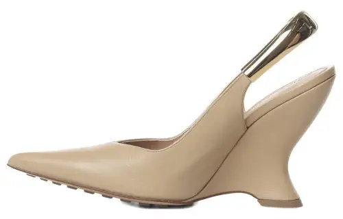 Bottega Veneta Pointed Toe Slingback Pumps