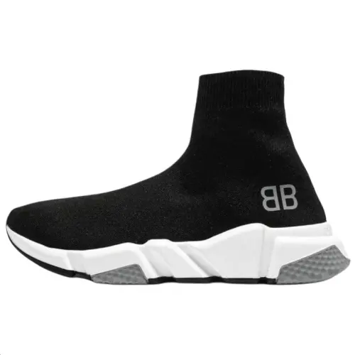 Balenciaga Speed High top Casual Shoes Women's Black