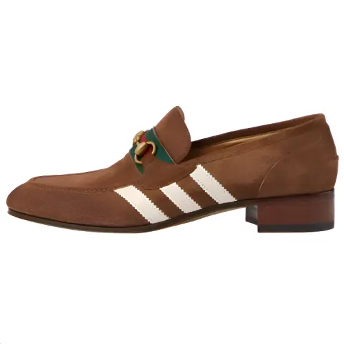 Gucci Adidas x Gucci Loafer 'Light Brown Suede'