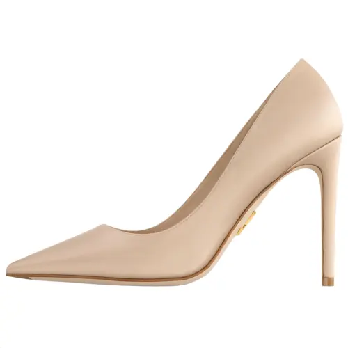 LOUIS VUITTON GALA Slim Heel High Heels 10.5cm Women's Beige