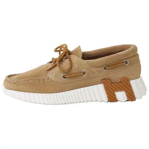 HERMES Ketch Low top Casual Shoes 4cm Women's Umber