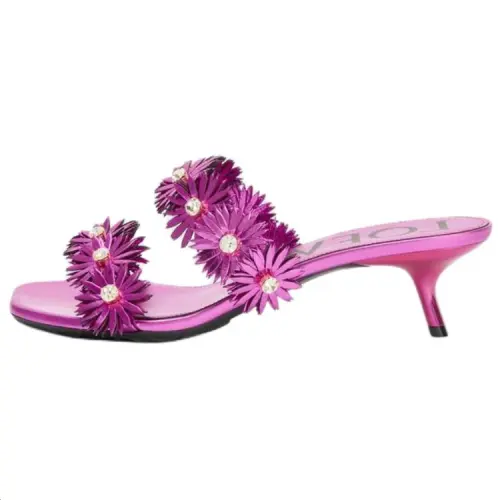 LOEWE Petal Slide Slippers 4.5cm Women's Pink