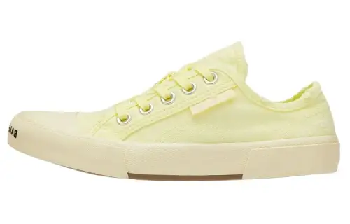 Balenciaga PARIS Low top Stylish Skateboarding Shoes Women's Yellow