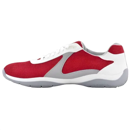 PRADA America's Cup Low top Casual Shoes Men's Red