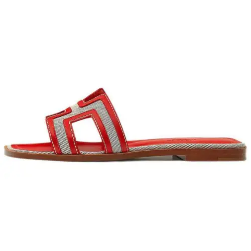 HERMES OranOran Quick Dry Slide Slippers Women's Red