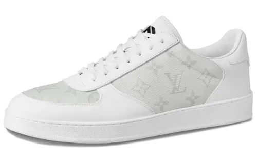 LOUIS VUITTON Rivoli Sneakers 'White With Grey Monogram'