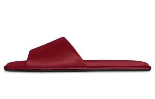 THE ROW Slide Slippers Women's Red