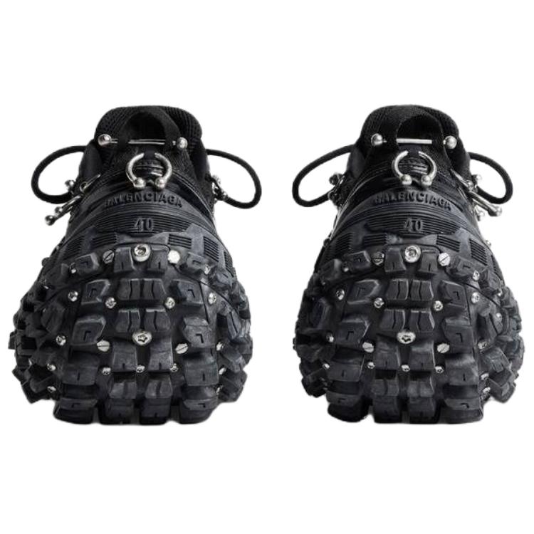 Женские кроссовки Balenciaga Defender (черный) — фото 5