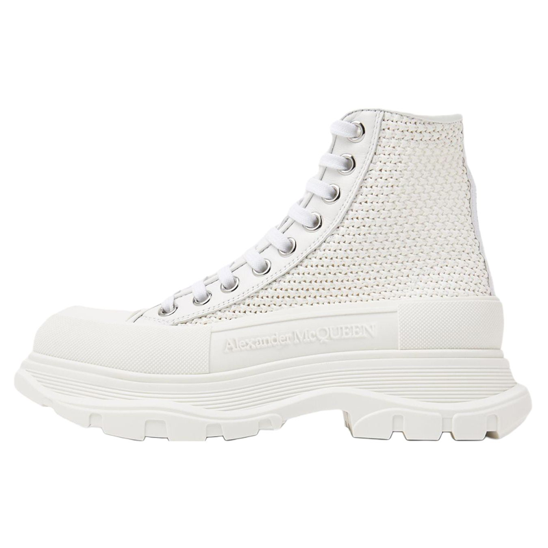 Женские ботинки Alexander Alexander McQueen Tread Slick (белый)