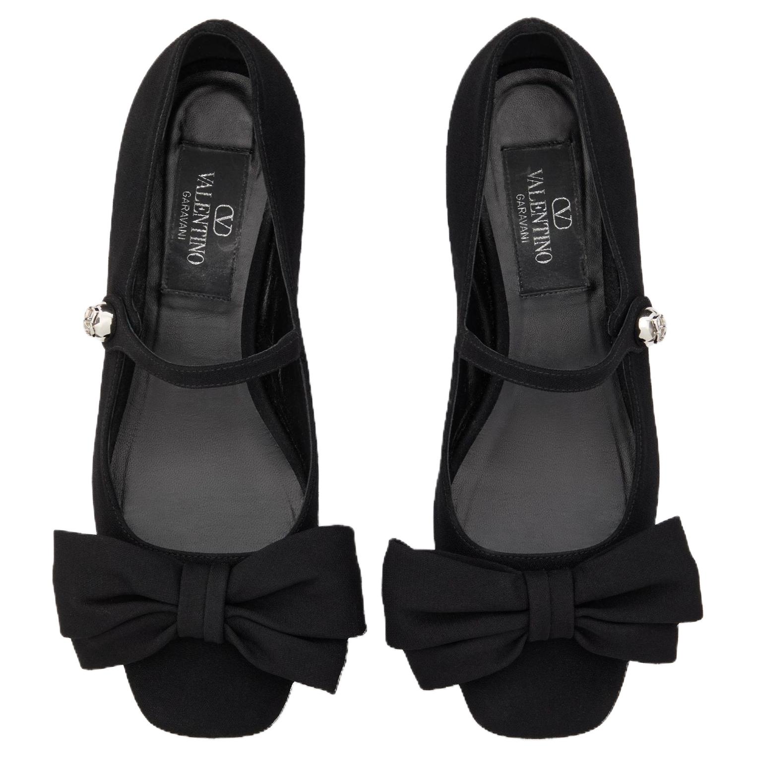 Женские туфли Valentino (черные) — фото 4