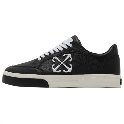 OFF WHITE New Low Vulcanized Black White