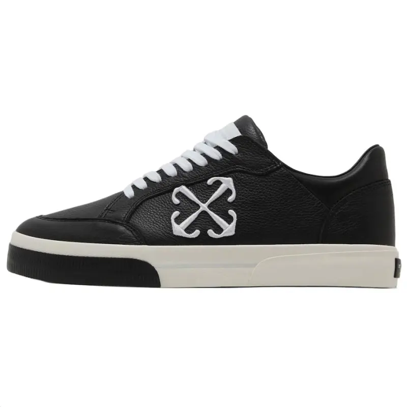 OFF WHITE New Low Vulcanized Black White