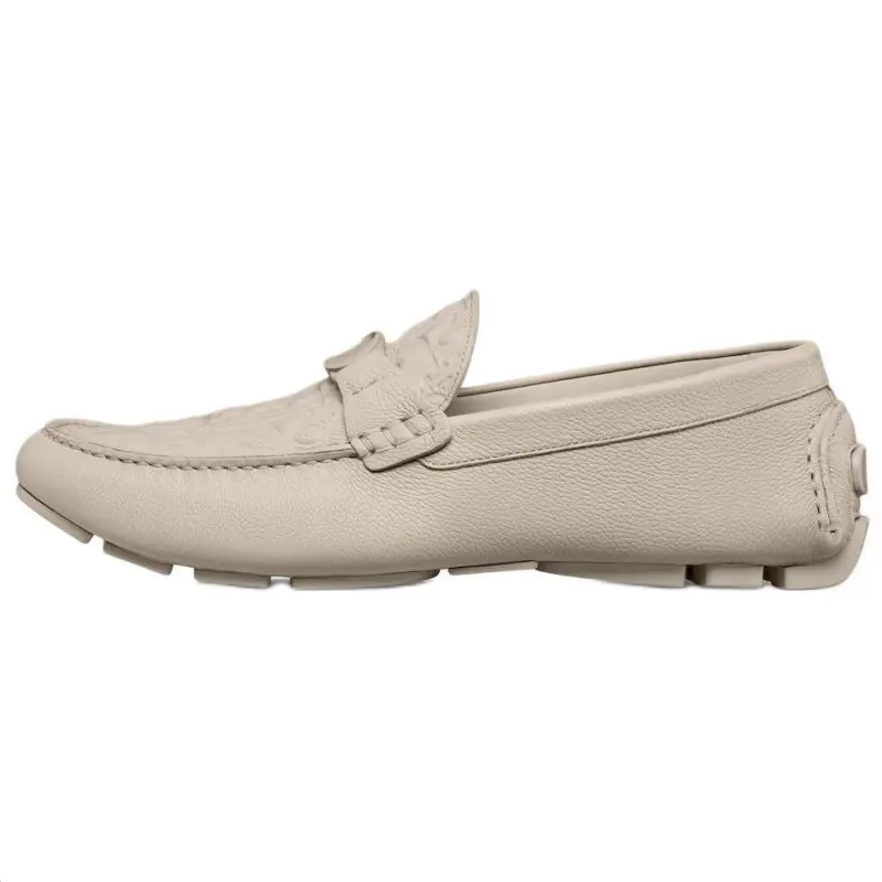 DIOR OBLIQUE Odéon Loafers Men's White