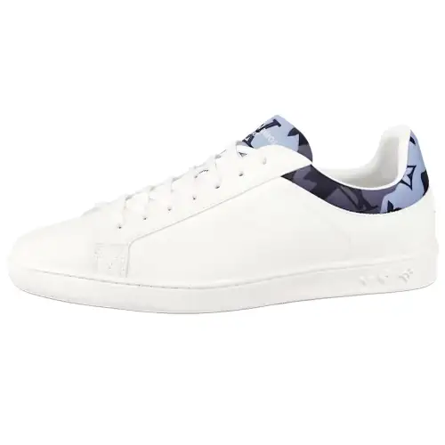 LOUIS VUITTON Luxembourg Low top Stylish Skateboarding Shoes Men's White