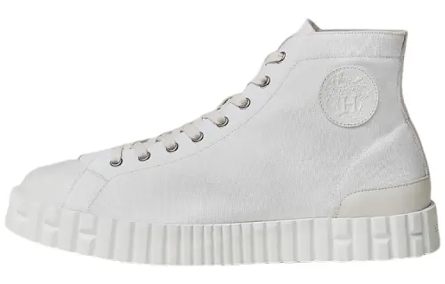 HERMES Climb High top High top Stylish Skateboarding Shoes Men's White