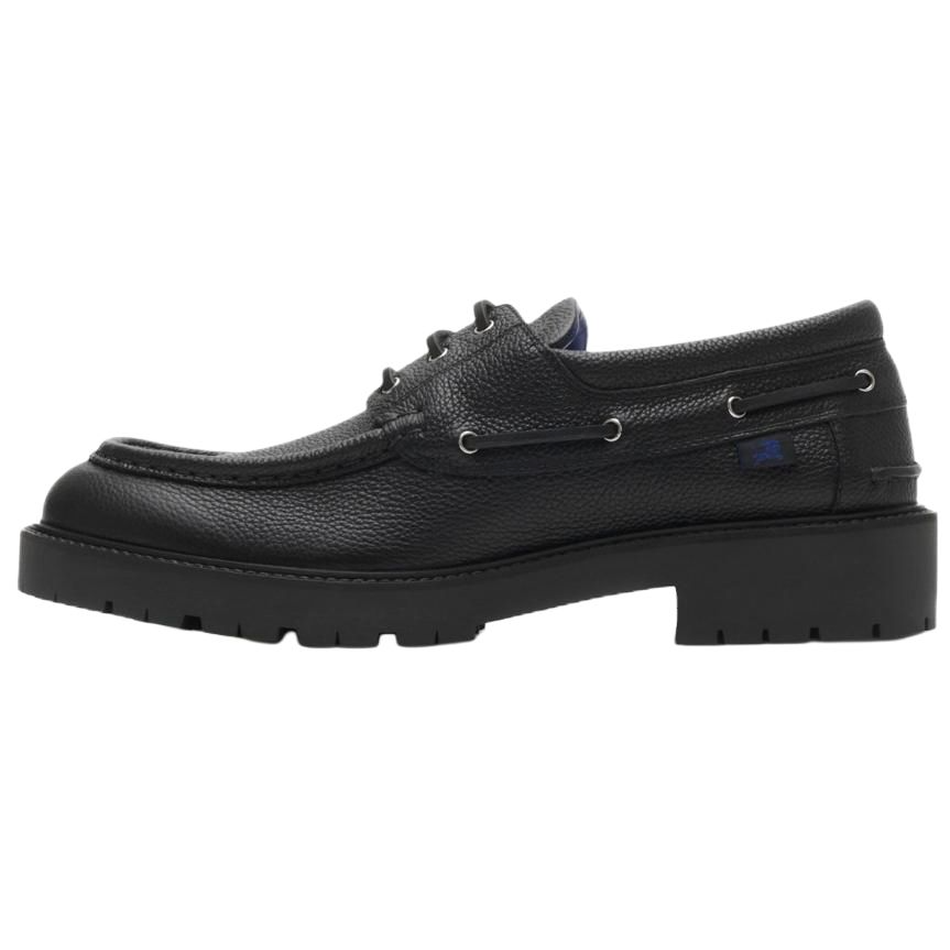 Burberry Raft Boat Shoes Men's Black