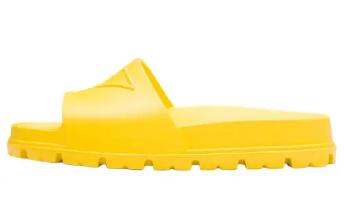 PRADA Slip on Slide Slippers Men's White