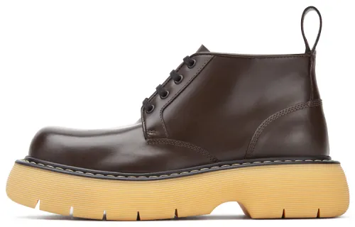 Bottega Veneta Bounce Ankle Boot Brown Women's