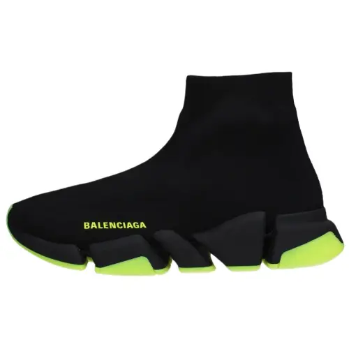 Balenciaga Speed 2.0 Fabric High top Casual Shoes Women's Black
