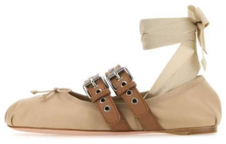 Женские туфли MIU MIU (коричневые)