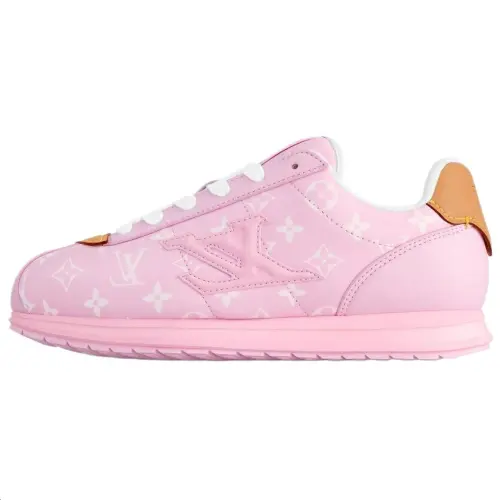LOUIS VUITTON X Nigo Collaboration Buttersoft FW25 Low top Casual Shoes Unisex Pink