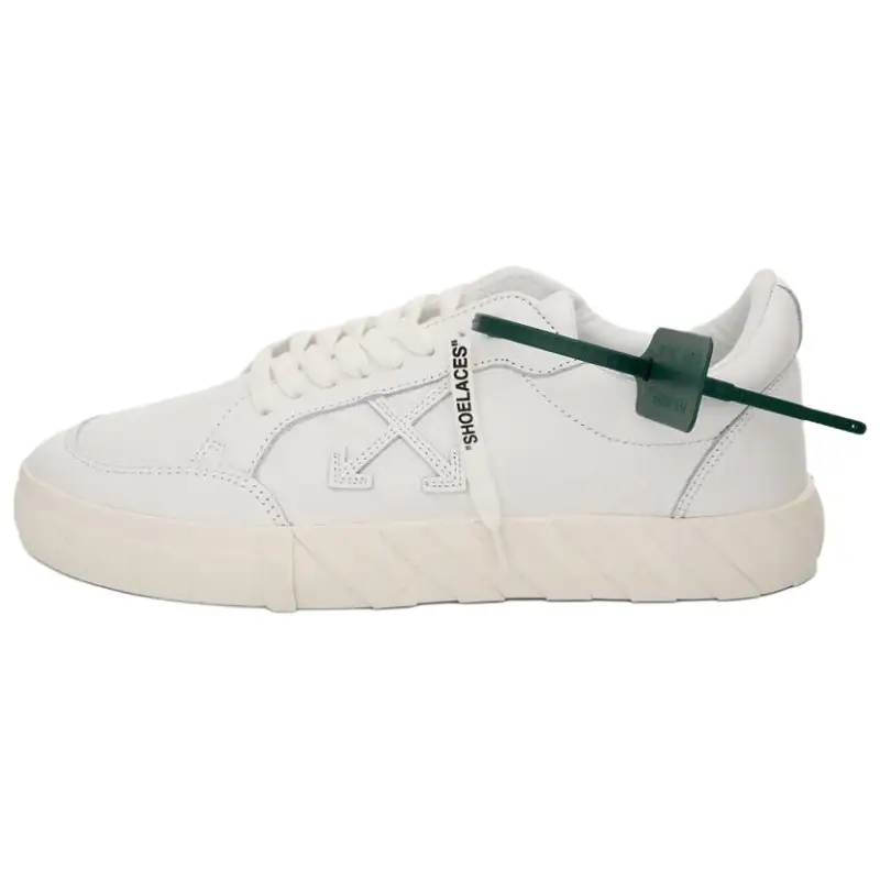 OFF WHITE Vulc Low Leather White White SS22