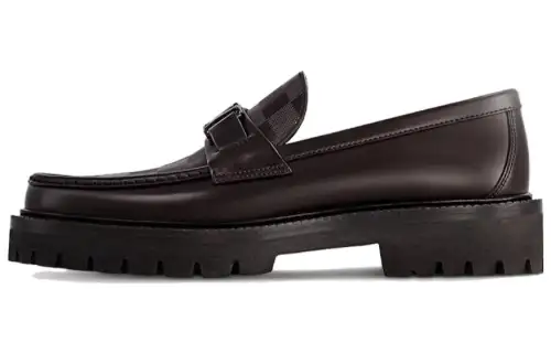 LOUIS VUITTON Major Loafers Men's Brown