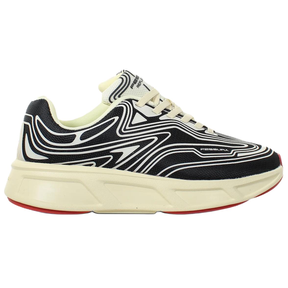 FESSURA Low top Running Shoes Unisex Beige Black
