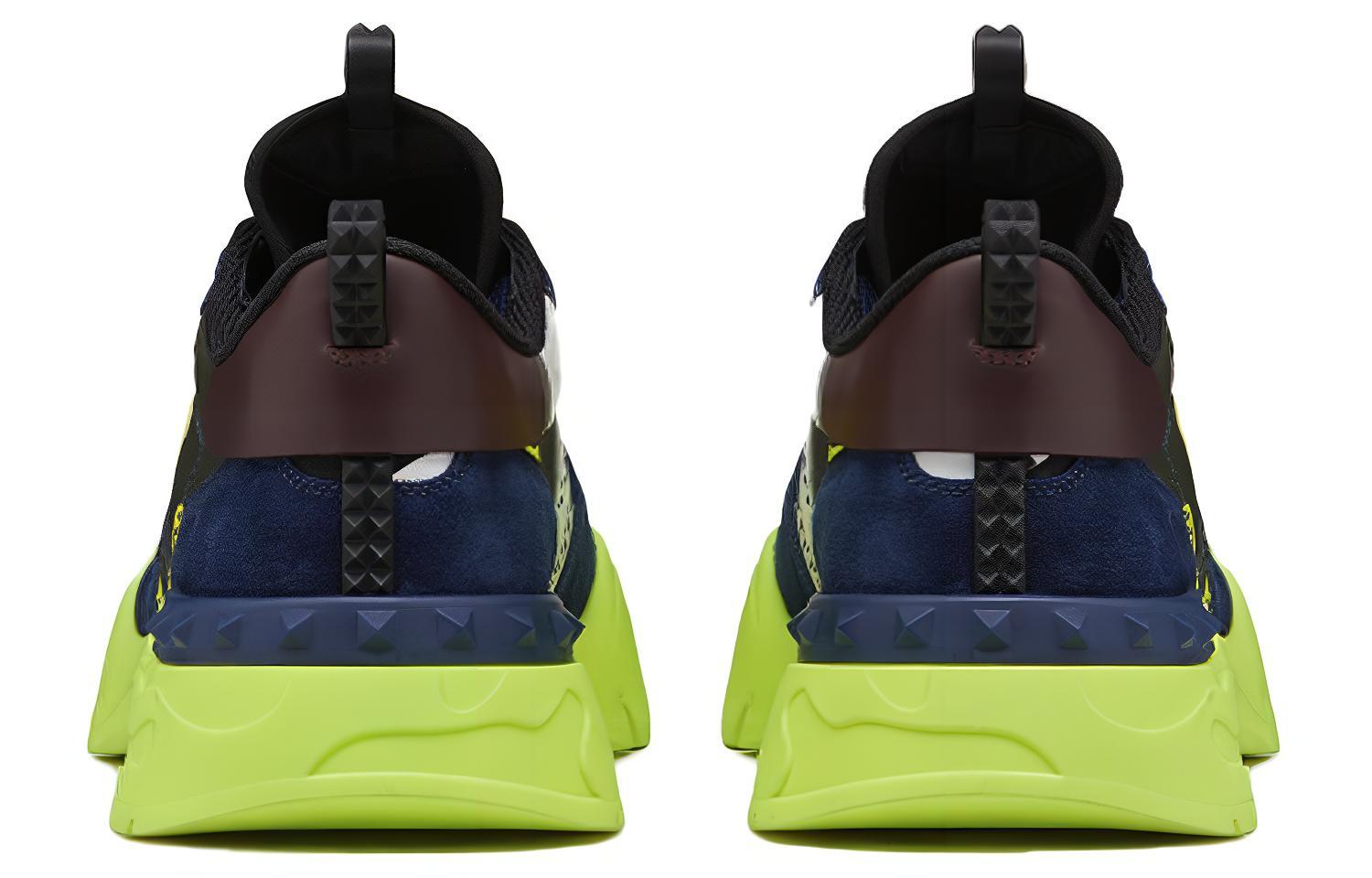 Мужские кеды Valentino Rockrunner Plus (желтый) — фото 5