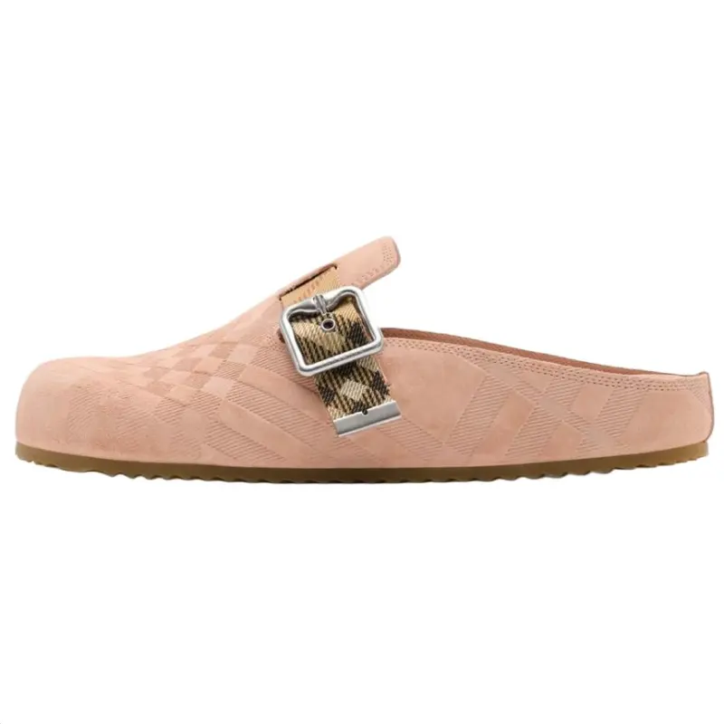 Burberry Closed Toe Slippers Women's Beige