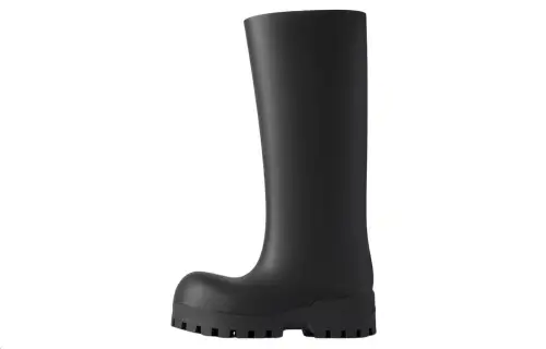 Balenciaga Bulldozer Rainboots 'Black Rubber' Women's