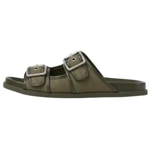 GUCCI Slide Slippers Men's Dark Green