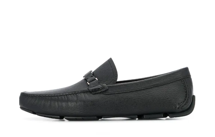 Ferragamo Men's Casual Shoes Men's Low Top Black