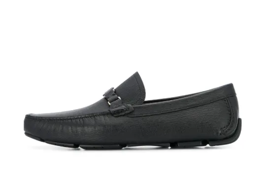 Ferragamo Men's Casual Shoes Men's Low Top Black