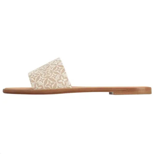 LOUIS VUITTON Lily Slide Slippers Women's Beige