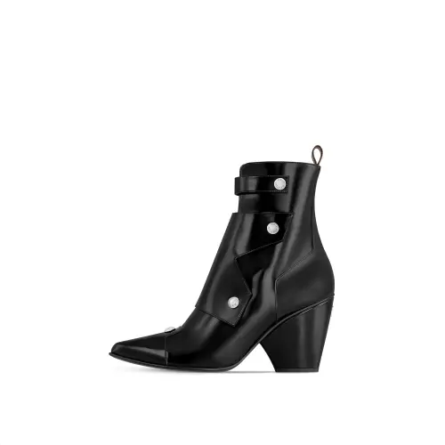 LOUIS VUITTON Trinity Ankle Boots 8.5cm Women's Black