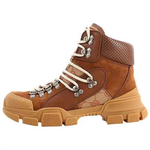 Gucci Wmns Flashtrek 'Brick Red Beige' Women's