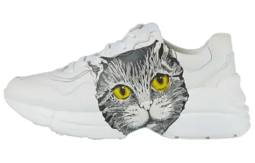 Gucci Wmns Rhyton 'Mystic Cat - White' Women's